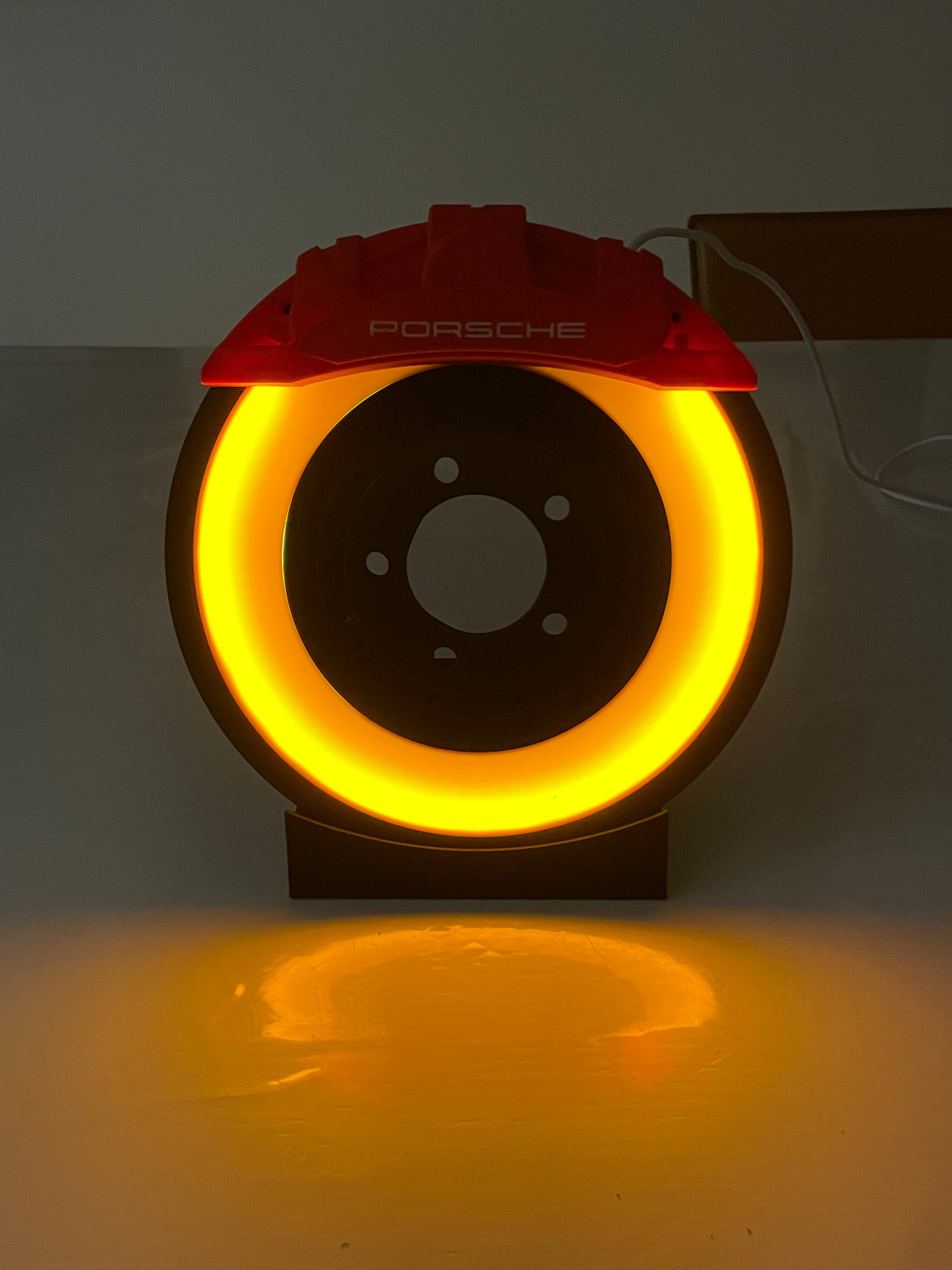 Disco freno luminoso